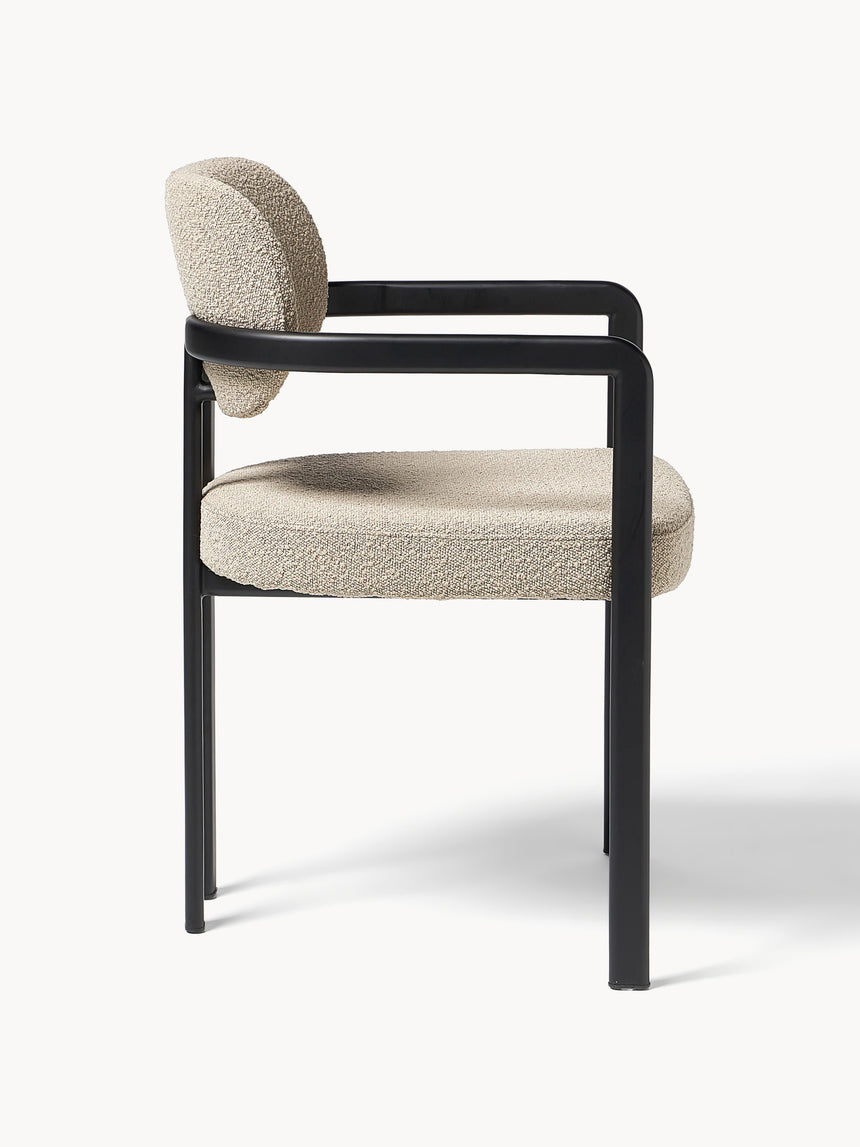 Austral Metal Sandalye Bej Bukle