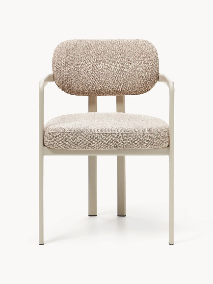 Austral Metal Sandalye Bej Bukle Bej Ayaklı