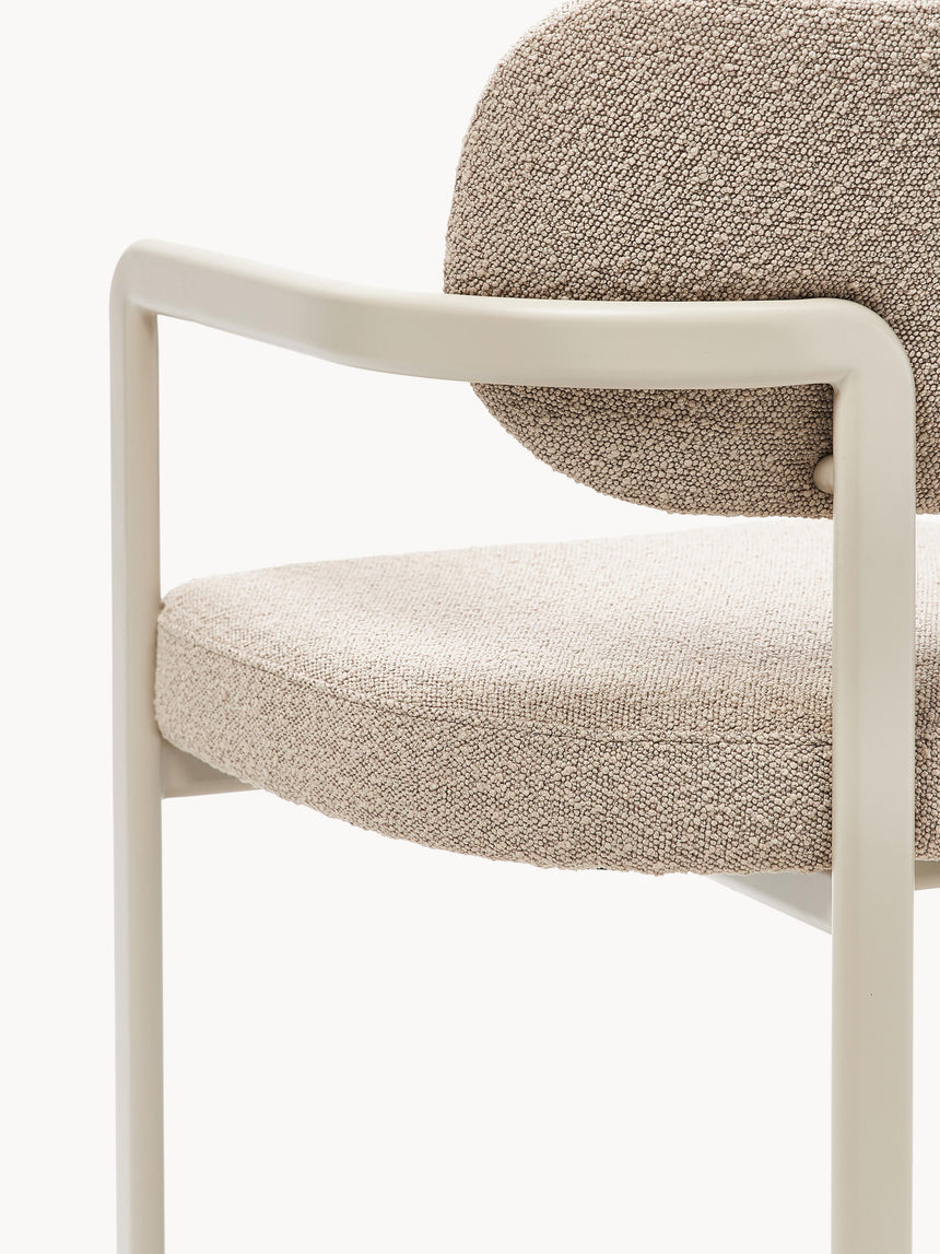 Austral Metal Sandalye Bej Bukle Bej Ayaklı