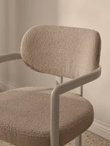 Austral Metal Sandalye Bej Bukle Bej Ayaklı