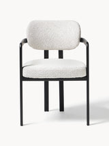 Austral Metal Sandalye Kırık Beyaz Bukle