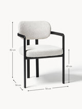 Austral Metal Sandalye Kırık Beyaz Bukle