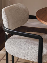 Austral Metal Sandalye Kırık Beyaz Bukle