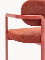 Austral Metal Sandalye Mercan Kırmızısı Bukle Mercan Kırmızısı Ayaklı