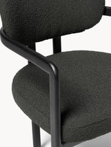 Austral Metal Sandalye Siyah Bukle