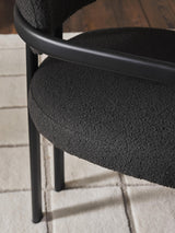 Austral Metal Sandalye Siyah Bukle