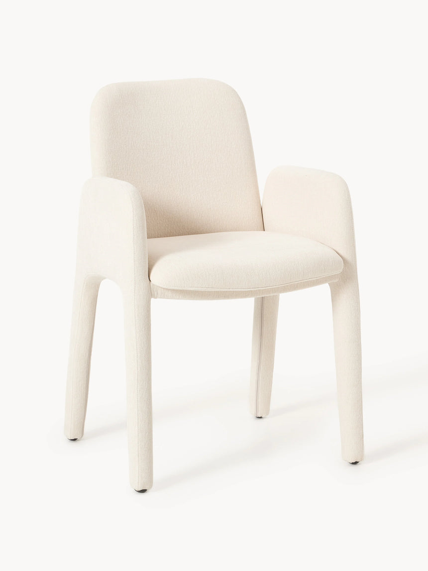 Badoo Kumaş Sandalye Açık Bej Keten