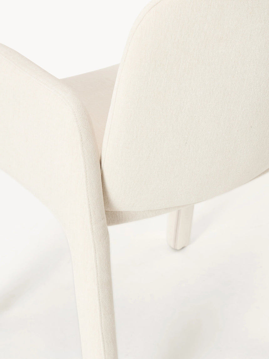 Badoo Kumaş Sandalye Açık Bej Keten