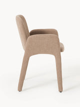 Badoo Kumaş Sandalye Açık Kahve Keten