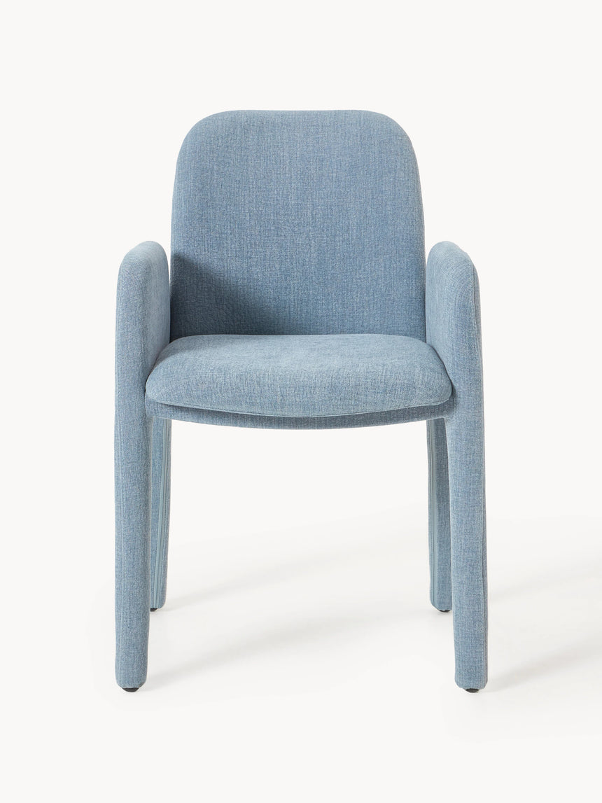 Badoo Kumaş Sandalye Açık Mavi Keten