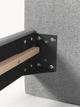 Basic Çift Kişilik Karyola Gri