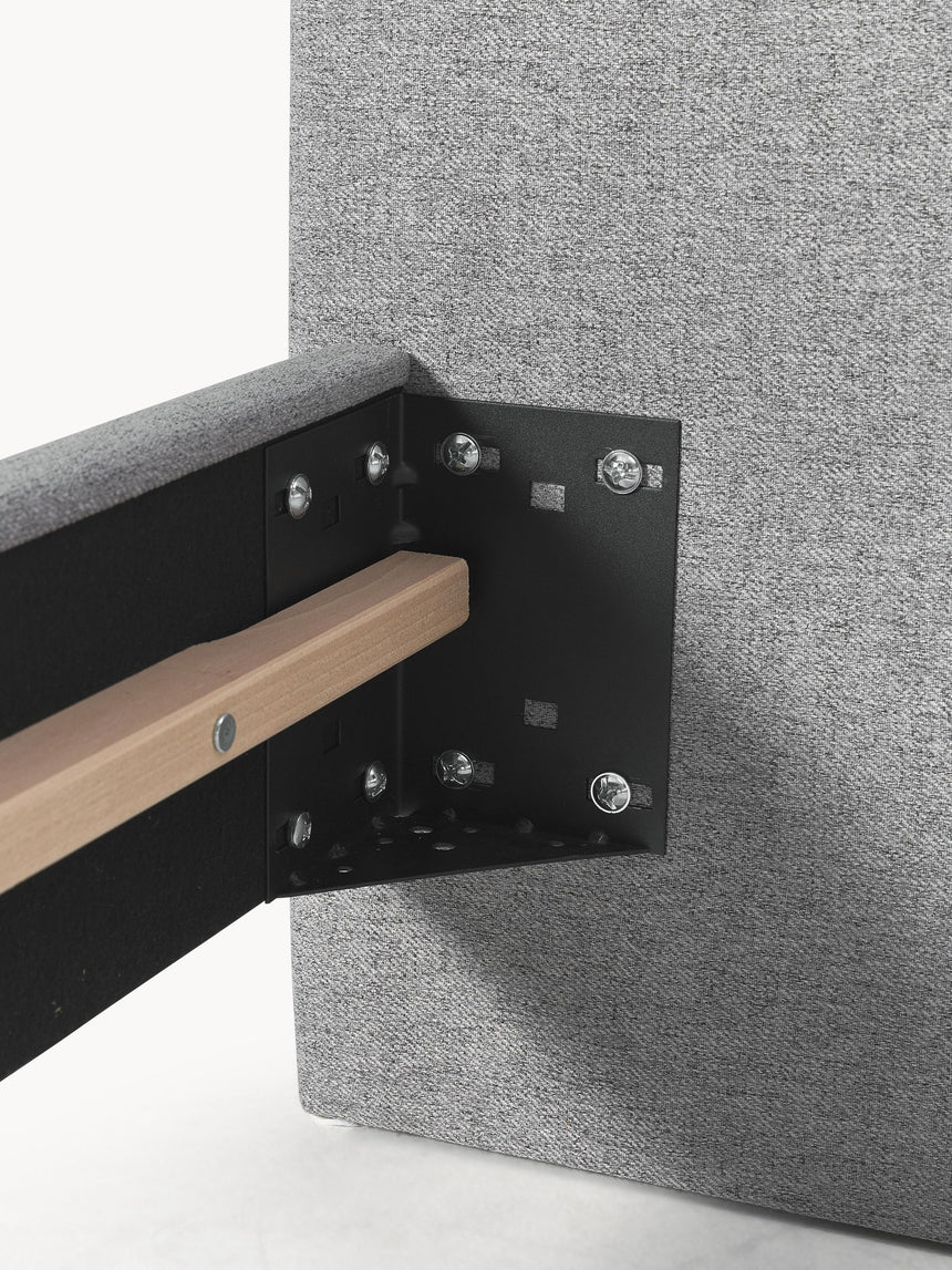 Basic Çift Kişilik Karyola Gri