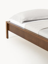 Basis Çift Kişilik Ahşap Karyola Ceviz