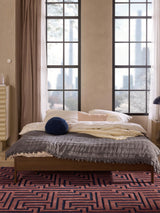 Basis Çift Kişilik Ahşap Karyola Ceviz