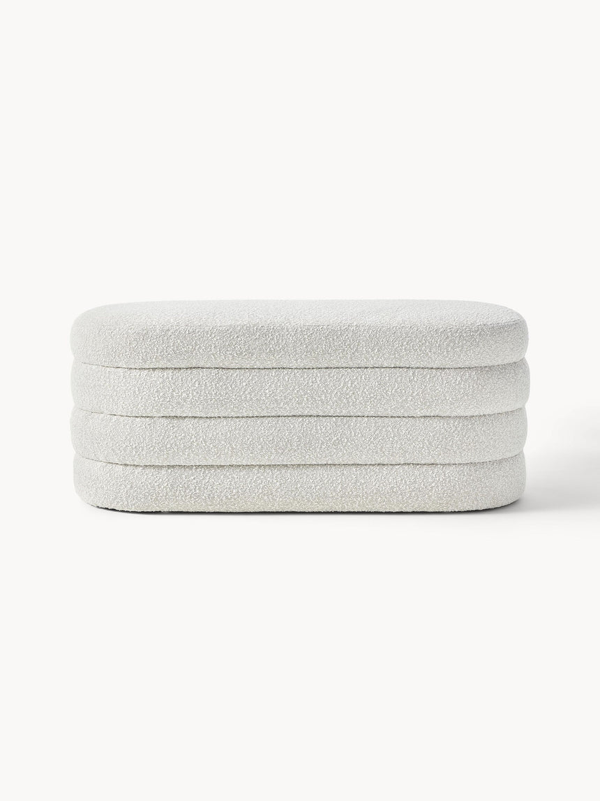 Beko Elips Puf Krem Bukle