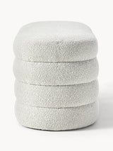 Beko Elips Puf Krem Bukle