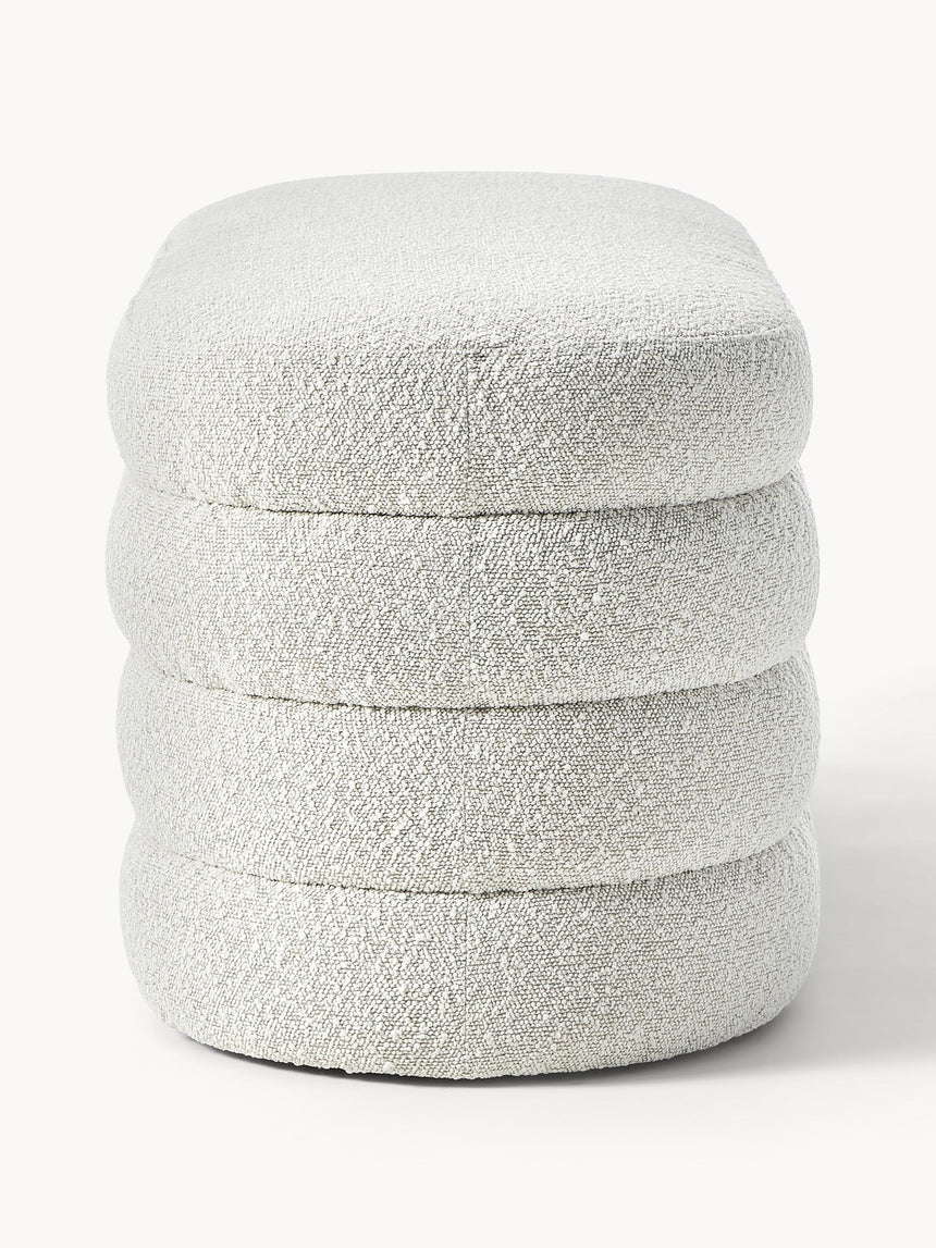 Beko Elips Puf Krem Bukle