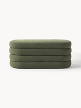 Beko Elips Puf Koyu Yeşil Bukle