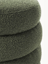 Beko Elips Puf Koyu Yeşil Bukle