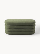 Beko Elips Puf Koyu Yeşil Bukle