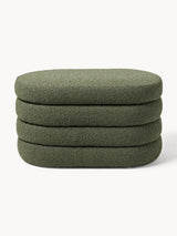 Beko Elips Sandık Puf Yeşil Bukle