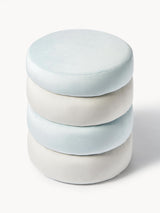 Beko Silindir Puf Açık Mavi Krem