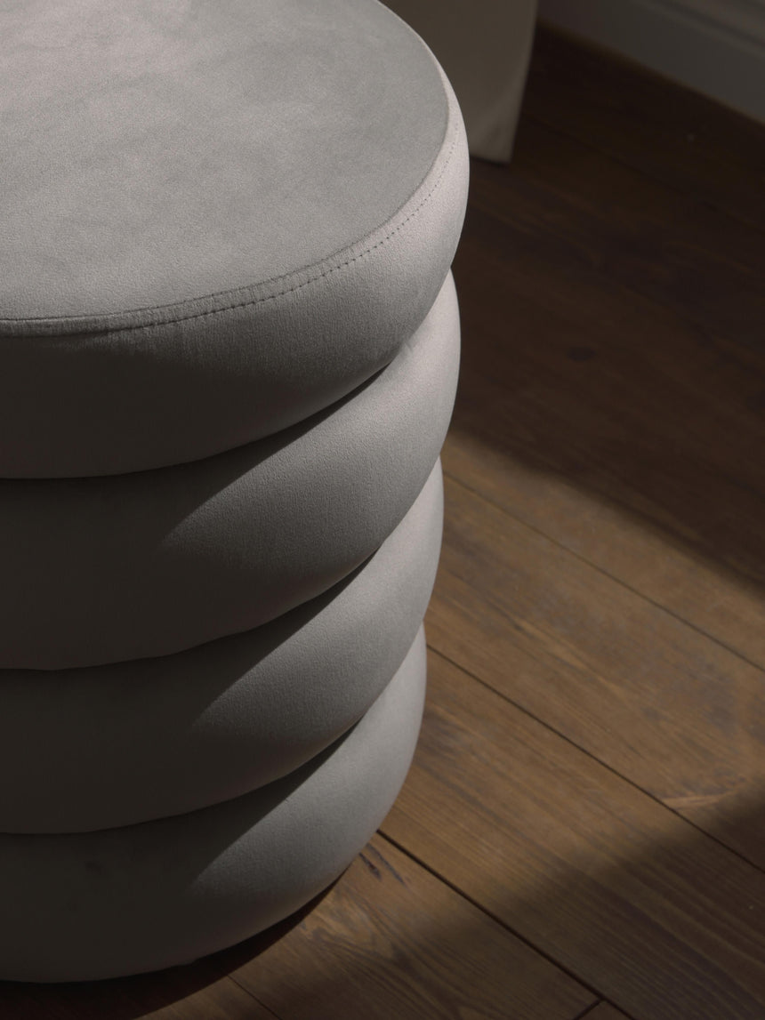 Beko Silindir Puf Gri