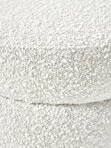 Beko Silindir Puf Kırık Beyaz Bukle