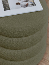 Beko Silindir Puf Koyu Yeşil Bukle