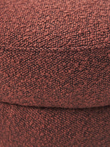 Beko Silindir Puf Şarap Kırmızısı Bukle