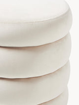 Beko Silindir Sandık Puf Krem