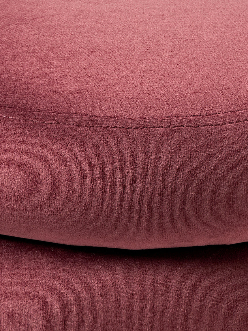 Beko Silindir Sandık Puf Şarap Kırmızısı