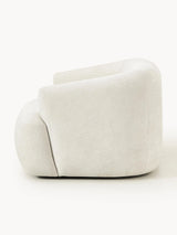 Belgrad İkili Koltuk Kırık Beyaz Dokuma Kadife