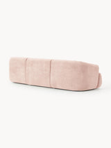 Belgrad Üçlü Koltuk Şeftali Dokuma Kadife