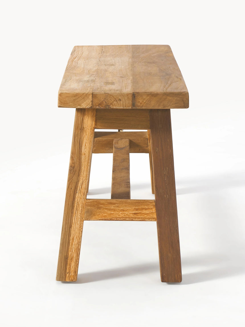 Bianco Ahşap Dekoratif Bank Natürel