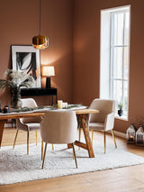 Bianco Ahşap Yemek Masası Natürel