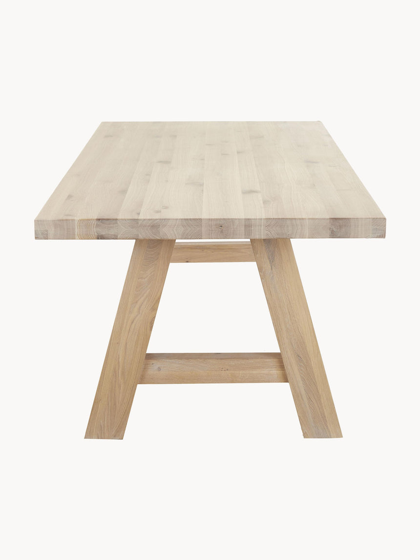 Bloom Ahşap Yemek Masası Açık Meşe