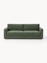 Bohem Yataklı Üçlü Koltuk Koyu Yeşil Dokuma Kadife