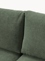 Bohem Yataklı Üçlü Koltuk Koyu Yeşil Dokuma Kadife