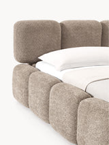 Bom Çift Kişilik Karyola Kahve Teddy