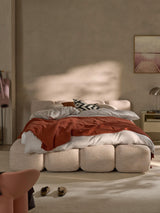 Bom Çift Kişilik Karyola Şeftali Bukle