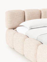 Bom Çift Kişilik Karyola Şeftali Bukle