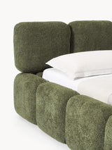 Bom Çift Kişilik Karyola Yeşil Teddy