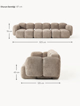 Bom Dörtlü Koltuk Kahve Teddy