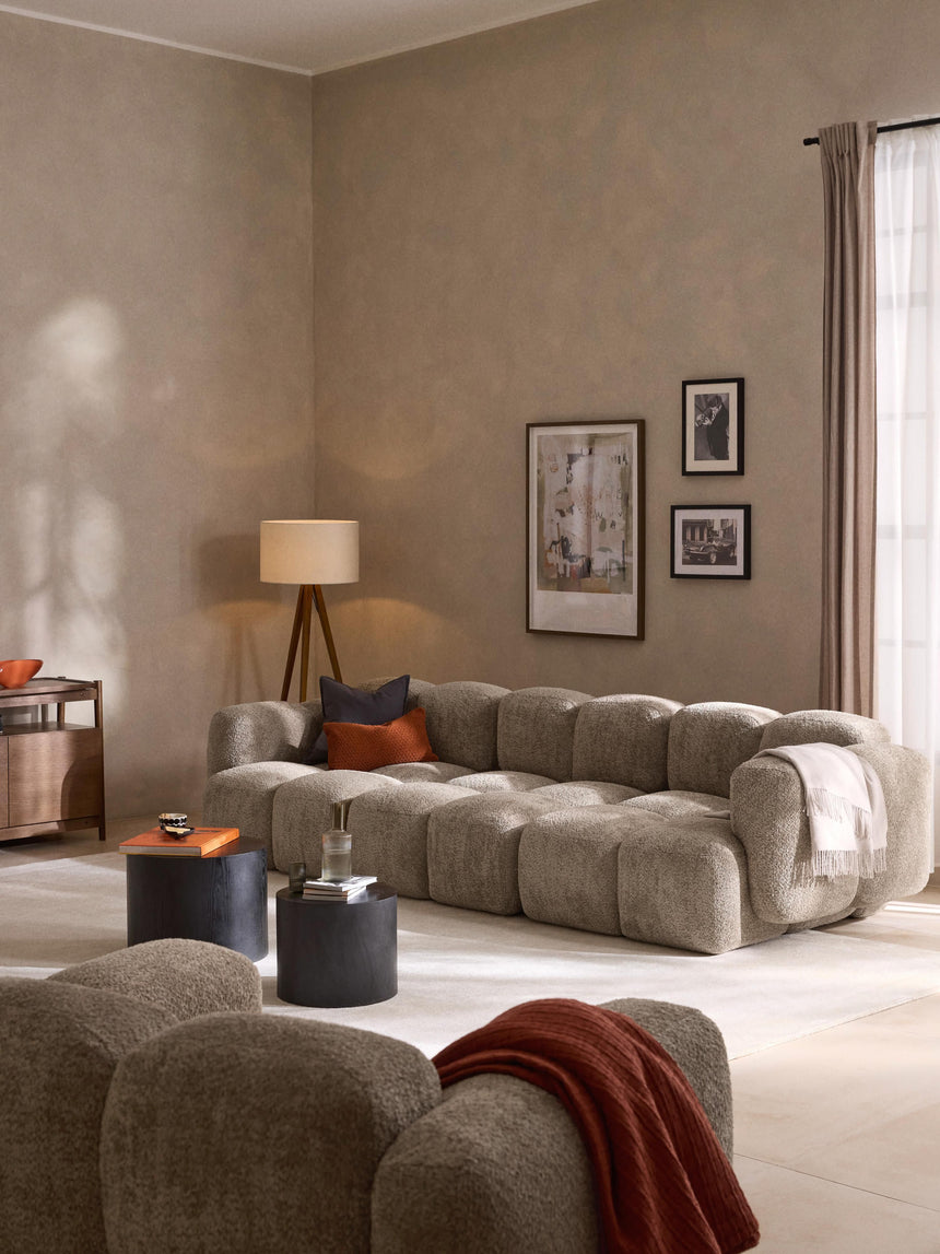 Bom Dörtlü Koltuk Kahve Teddy