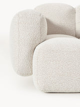 Bom Dörtlü Koltuk Kırık Beyaz Bukle