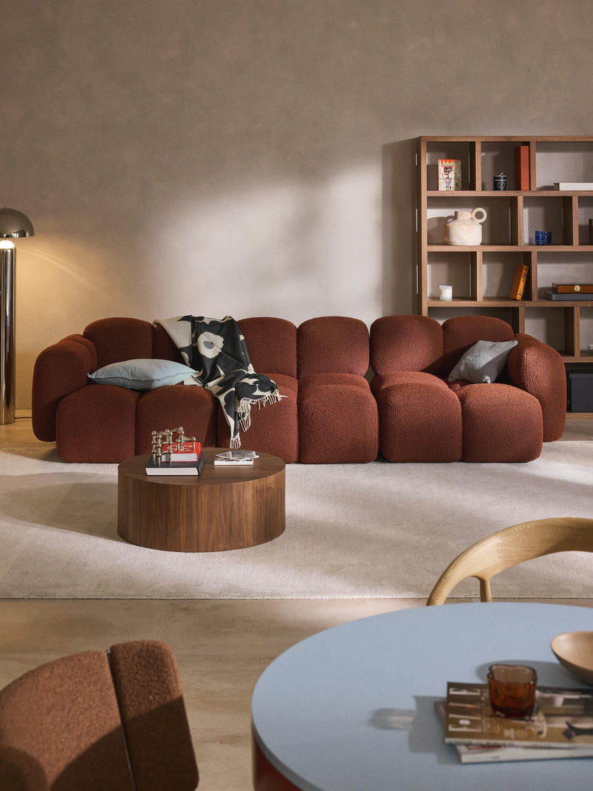 Bom Dörtlü Koltuk Terakota Bukle