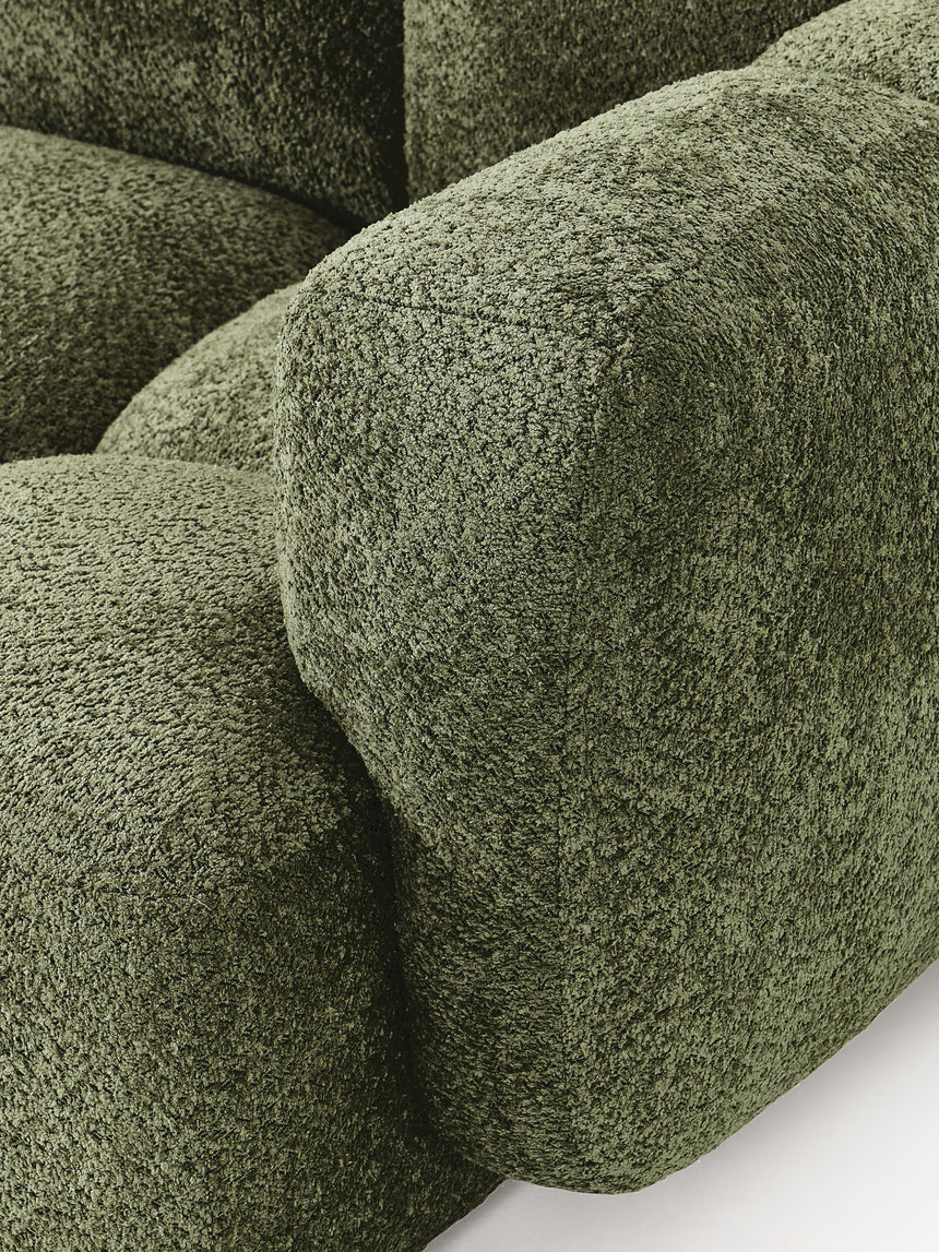 Bom Dörtlü Koltuk Yeşil Teddy