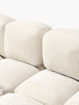 Bom Köşe Koltuk Açık Bej Dokuma Kadife