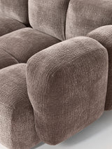 Bom Köşe Koltuk Kahve Dokuma Kadife